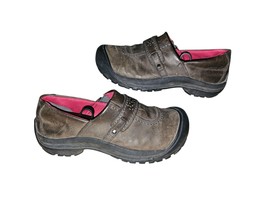 Keen Kaci Slip On Shoes Leather Brown  Casual Work Hiking Nomad Women’s ... - $549.02 MXN
