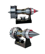TurboJet Turbofan Engine Model Adjustable Speed Tail Flame Light Aircraf... - $174.58 CAD