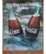 Vintage It&#39;s The Real Thing Coke Bottles Print Magazine Advertisement 1971 - $8.21 CAD