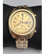 Seiko 6139-6015 &#39;Gold Bruce Lee&#39; Chronograph Automatic 1975 Org. Bracelet - $932.81 CAD