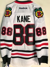 Reebok Premier NHL Jersey Chicago Blackhawks Patrick Kane White sz M - £54.29 GBP