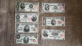 High quality COPIES with W/M United States 1891 Notes SET-B FREE SHIPPING ! - £34.37 GBP