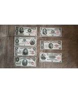 High quality COPIES with W/M United States 1891 Notes SET-B FREE SHIPPING ! - $38.00