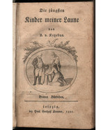 1795 Jüngsten Kinder Meiner Laune Kotzebue Germany Drama Deutche 3.Volume Bucher - £100.13 GBP