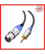 Professional Grade 10ft XLR to 1/8 Inch Mic Cable for Quality Sound Reco... - $477.06 MXN