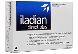 ILADIAN DIRECT PLUS 10 VAGINAL TABL., ITCH, DRY, moisturizes - £18.38 GBP