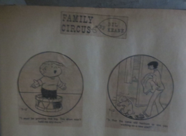 Vintage The Family Circus Bil Keane Newspaper Cartoons Scrapbook 550 Clippings - £37.17 GBP