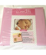 NEW Tapestry by Gibson Complete Scrapbook Album - 12x12 Baby Girl Pink Stripe - €23,08 EUR