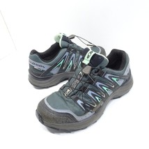 Salomon Xa Comp 7 Grey Denim Stone Blue Lucite Women Shoes 376461 Size 9 - $29.69