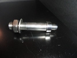 Stainless Steel Thru Hull Fitting 3/8&quot; FIP X No. 8 Flare SAE. by 4 1/4&quot; L - $75.00
