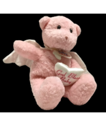 Gund Plush God Bless Baby 11&quot; Pink Angel Teddy Bear Plushie Angel Baby G... - $15.98