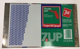 Florida Unrolled Alluminio “7 Up” Can 1845 States - United Noi Stand - $41.23