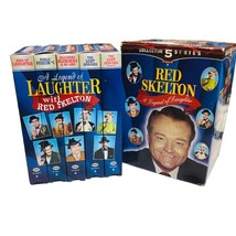 Red Skelton Legend of Laughter Collector Set VHS Color 1997 Lost Episodes Bloope - £17.50 GBP