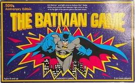 The Batman Game 50th Anniversary Edition DC Comics University Games 1989 Vintage - £37.56 GBP