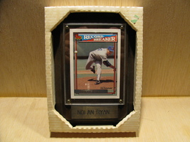 Nolan Ryan Topps 1991 Record Breaker Gold Winner Baseball Card 004 In a name pla - £14.16 GBP