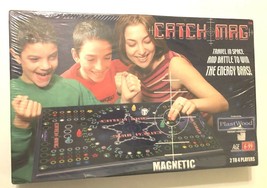 PlastWood Catch Mag Magnetic Strategy Travel Space Game Vintage 2002 Sealed - $10.88