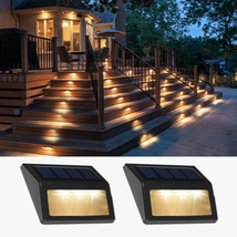 Solar Lights Outdoor, Waterproof Solar Powered Deck Step Lights for Pati... - $21.04