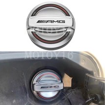 1pc Fuel Filler Gas Cap Cover  for Mercedes AMG Edition 55 Chrome&amp;red C43 C63 - £138.19 GBP