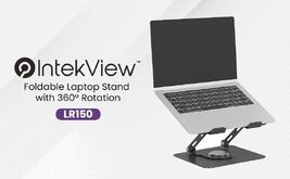 IntekView Steel Laptop Holder with a 360° Rotating Base - Black - LR150 - €23,99 EUR