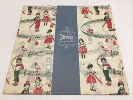 Kaycrest Gift Wrap Christmas Carolers 3 Sheets Pack 20x30 Vintage 1940s NOS - £18.87 GBP