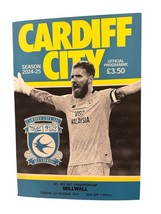 Cardiff City V Millwall Fußball Programm 1/10/2024. Championship - $5.56