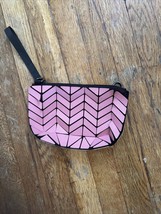 P Luca Pink and Black Purse Cross Body or Clutch Cosmetic Bag Wristlet 1 - $24.00