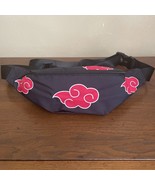 Red Cloud Ninja Style Fanny Pack Anime Fan Water-Resistant Adjustable Wa... - $38.08 CAD