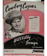COWBOY COPAS - COPAS HITS - ORIGINAL 1948 SOUVENIR PROGRAM - VG CONDITION - $20.00