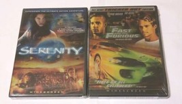 Serenity &amp; The Fast And The Furious DVD Factory Sealed  - £7.64 GBP