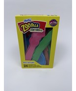 Hefty ZooPals Funtensils Kids Disposable Utensils Plasticware 24 Piece N... - €21,52 EUR