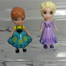Disney Frozen Mini Dolls Lot of 2 Elsa and Ana - $11.88