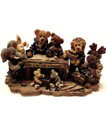 Boyds Bears 1996 Limited Edition Bearstone Noah &amp; Co. Ark Builders Figurine - £31.56 GBP