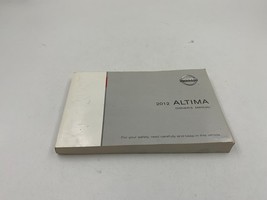 2012 Nissan Altima Owners Manual OEM L04B38008 - $26.99