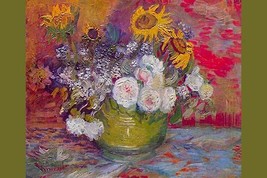 Still-life with roses and sunflowers by Van Gogh - £15.96 GBP