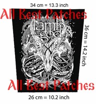 Lamb of God Big Back patch Slayer,Metallica,Stone Sour,Limp Bizkit,Downset,Korn - £19.64 GBP