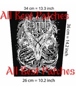 Lamb of God Big Back patch Slayer,Metallica,Stone Sour,Limp Bizkit,Downs... - £19.54 GBP