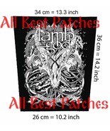 Lamb of God Big Back patch Slayer,Metallica,Stone Sour,Limp Bizkit,Downs... - $25.00