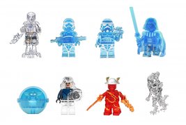 Transparent America Movie Character Minifigures  - £28.61 GBP