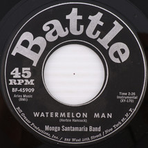 Mongo Santamaria Band – Watermelon Man - 1963 45 rpm 7&quot; Record Battle BF-45909 - £7.93 GBP