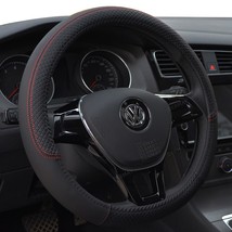  Car Steering Wheel Covers Anti-Slip PU Leather fit 37~38cm Steering Whe... - £34.66 GBP