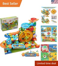 Waterwheel Piano Marble Run Toy - 233PCS Building Set for Kids Learning - $97.49