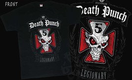 Five Finger Death Punch – Legionary, Black T-shirt Short Sleeve (sizes:S... - £13.54 GBP