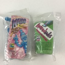 Weird Writers Animalinks Wendy&#39;s Pen Toys 2pc Lot Vintage 90s New Sealed - £11.79 GBP