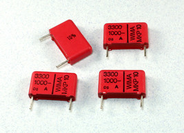 10pcs WIMA 3300pF 3.3nF 1000V 10% Film Capacitor MKP-10  1kv - $6.25