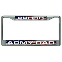 proud army dad military license plate frame made in usa - £23.97 GBP