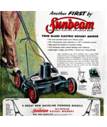 1956 Sunbeam Rotary Lawn Mower Advertisement Lawn Care Agriculture DWWW13 - €26,05 EUR
