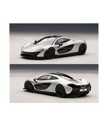Mclaren P1 Ice Silver 1/43 Diecast Car Model by Autoart 56013 - $1,305.29 MXN