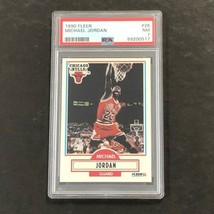 1990 Fleer #26 Michael Jordan PSA 7 NM Bulls - £39.32 GBP