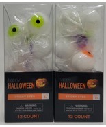Lot Of 2 Happy Halloween Sticky Eyes 12 Count 3+ - $396.16 MXN