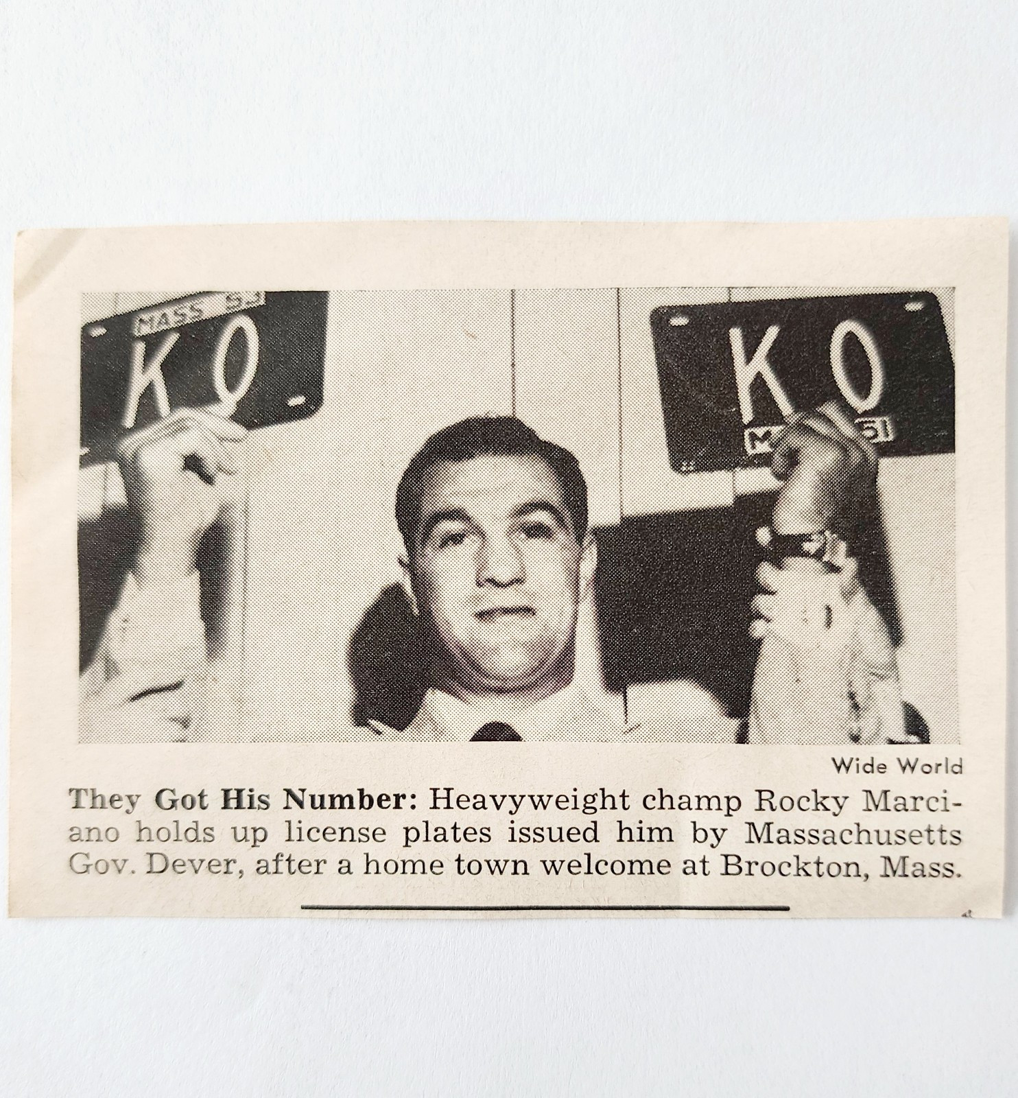 1952 Rocky Marciano Heavyweight Boxing Champion Brockton Quick Magazine ... - $19.99